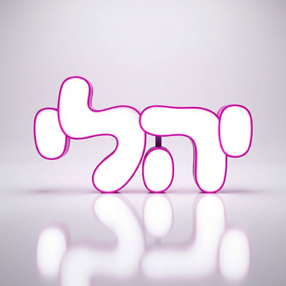 מנורת שם עברית