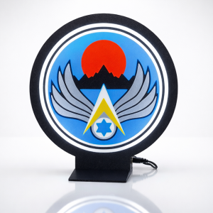 מתנת הוקרה מוארת סמל בסיס עובדה