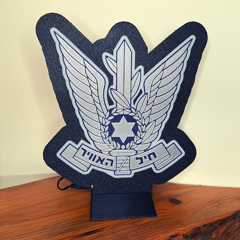 מתנת הוקרה מוארת סמל חיל האוויר – תמונה 3