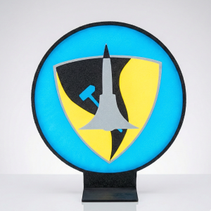 מתנת הוקרה מוארת סמל טייסת 69