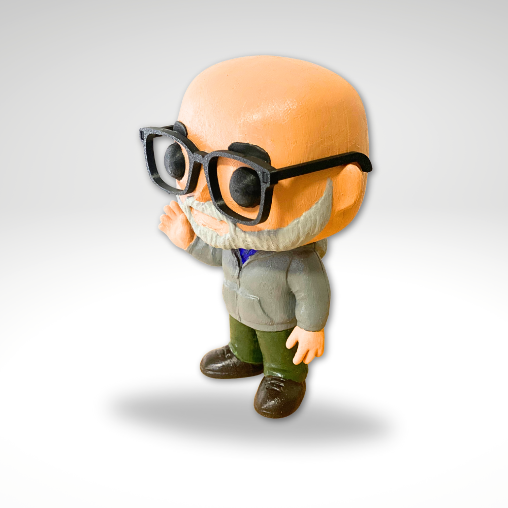 בובת פופ בהדפסת תלת מימד