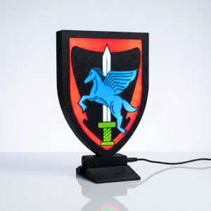 מתנת הוקרה מוארת סמל רוכב שמיים